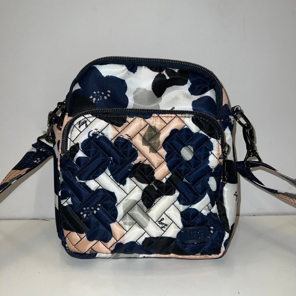Lug Can Can RFID Crossbody Shoulder Bag, Floral Multi, Versatile Wear